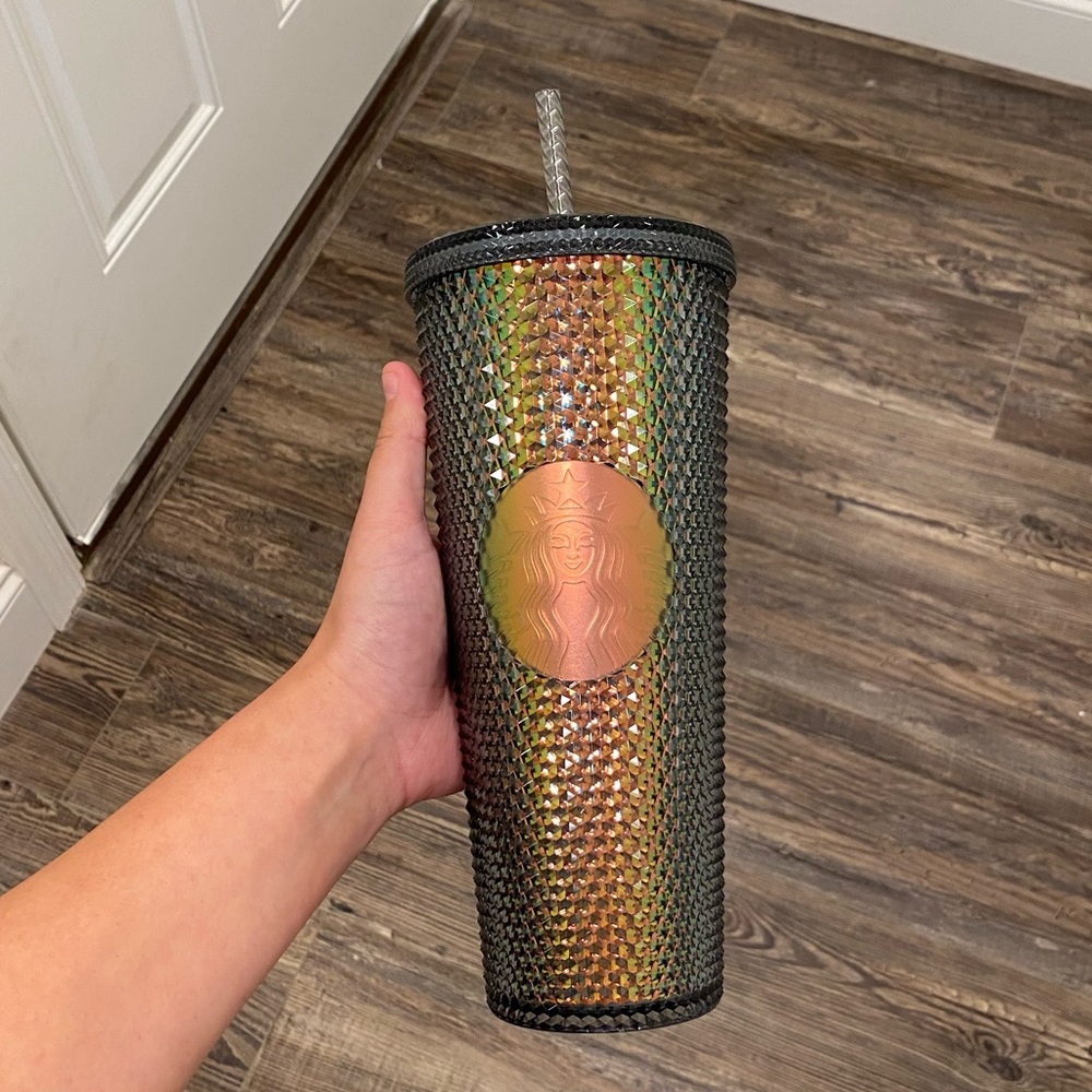 BLACK STUDDED STARBUCKS CUP FOR TRADE